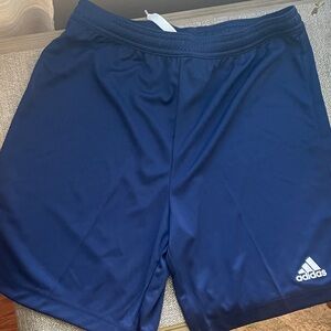 Adidas Navy Soccer Sports Shorts